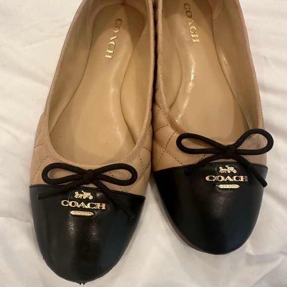 Coach Allyson quilted ballet flats - Picture 1 of 2